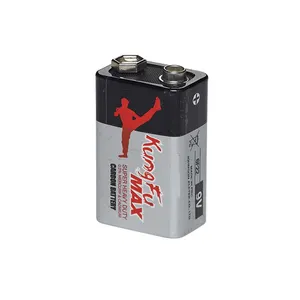 Hot Sale Cheap Price 9v 9 Voit 6F22 Heavy Duty Primary Batteries Dry Cell Carbon Zinc Battery