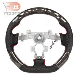 Convient pour <span class=keywords><strong>Nissan</strong></span> <span class=keywords><strong>GTR</strong></span> R35 Smart LED Carbon Fiber Steering Wheel Modification 6 O'clock Direction Change Leather - Product Image 5