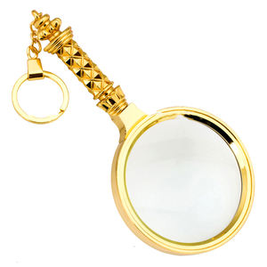 아연 합금 금 손잡이 6X 55mm 60mm 70mm <span class=keywords><strong>80mm</strong></span> 90mm 렌즈 이동식 돋보기 - Product Image 2