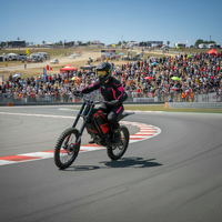 Moto électrique de course pour adultes et adolescents, tout-terrain, batterie au lithium, moteur sans balais, 72V, vitesse maximale >80 km/h