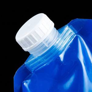 Poche à eau compacte <span class=keywords><strong>pliable</strong></span> de 5 L, sac de stockage d'eau anti-fuite pour le cyclisme et les randonnées d'une journée - Product Image 2
