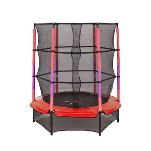 Zoshine Mini <span class=keywords><strong>trampoline</strong></span> durable de 55 pouces pour tout-petits, sécurité à domicile, balançoire à barre unique, intérieur/extérieur, avec filet de protection - Product Image 4