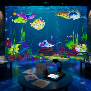 Jeux interactifs muraux de projection AR amusants pour enfants : Dessin magique, scan de photos et peinture interactive - Product Image 2