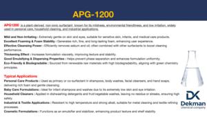 APG1200 Organic <b>Chemical</b> Liquid/Cas 685151-73-1/Detergent materials/Environmentally friendly - Product Image 2