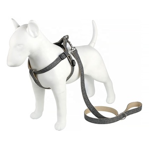 Conjunto de <span class=keywords><strong>collar</strong></span> y correas de perro personalizado de algodón de cáñamo 100% orgánico Natural de lujo de diseñador respetuoso con el medio ambiente - Product Image 3