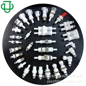 Conector de Codo de Plástico POM de la Colección JU, 6.0-10.0 mm, Conexión Rápida para Tuberías, Alta Rigidez, Cumple con RoHS - Product Image 4