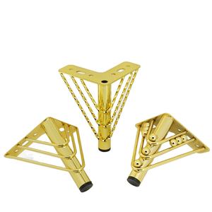 Modern Luxury Custom Gold Steel <b>Sofa</b> Legs and Elegant Metal Cabinet Feet Heavy Duty Furniture Legs for Hotel and Home Furniture - Product Image 2