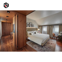 Ensemble de mobilier de chambre d'hôtel complet sur mesure OME de luxe moderne, en bois massif rembourré, pour appartements 5 étoiles - Ventes flash TT/LC