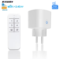 Prise intelligente WiFi EWeLink EU 16A avec moniteur d'énergie, télécommande RF, Alexa, Google, minuterie