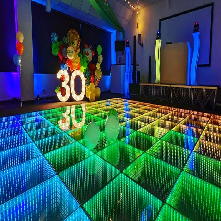 3D Mirror Lighting Infinity LED Dance