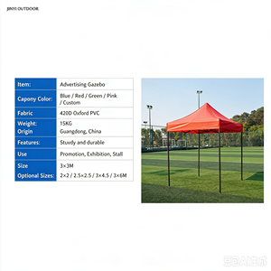 Grande tente publicitaire extérieure avec logo personnalisé 3x6m 10x20ft, tente de type canopy pour la promotion de la marque, stand d'exposition - Product Image 4
