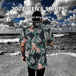 <span class=keywords><strong>2025</strong></span> पुरुषों की सूती शर्ट नई फैशन उच्च गुणवत्ता वाली छोटी आस्तीन हैवीयन शैली एकल ब्रेस्टेड आकस्मिक गर्मी की गंध प्रत्यक्ष - Product Image 2
