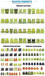 Xzl เสื้อโค้ท Hi VIS หุ้มฉนวนกันความร้อนสำหรับฤดูหนาว, เสื้อโค้ทหนาสะท้อนแสงพร้อมโลโก้ออกแบบได้ตามต้องการกันลมสำหรับยามรักษาความปลอดภัย - Product Image 5