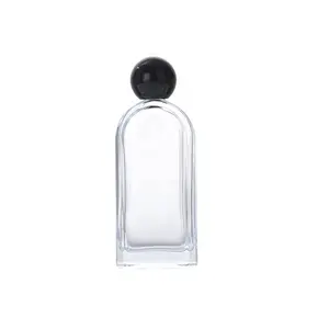 Round Shouldered Glass perfume Bottle 100ml Creative Spherical Cap Perfume Bottle ins Simple Cosmetic Bottle