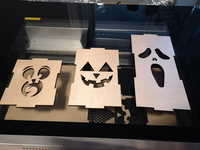 Mini machine de gravure laser CO2 50W pour la gravure sur bois et papier, prend en charge les formats DST, idéale pour les cadeaux de Noël, l'école et la maison