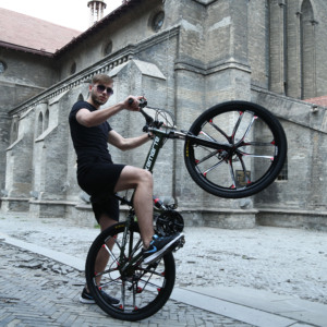 Bicicleta Plegable Ligera de Nuevo Estilo Born2ride, Modelo A Shape Adventurer City Spider Shanghai, Cuadro de Cromolyk de 22 Pulgadas - Product Image 1