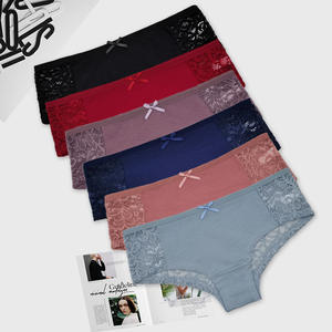 Bikini Brasiliano Sexy alla Moda con Volant, 95% <span class=keywords><strong>Cotone</strong></span> 5% Spandex, Fornitura di Fabbrica - Product Image 6