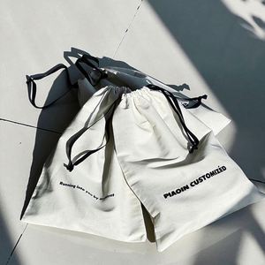 Bolsa de Algodón con Cordón de Gran Capacidad para Regalos, Ecológica, Venta al Por Mayor de Fábrica - Product Image 2