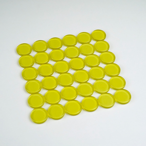 Jetons de <span class=keywords><strong>poker</strong></span> en acrylique transparent coloré, carrés et ronds, solides, pour jeux de société, directement de l'usine - Product Image 5