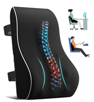 Coussin de soutien lombaire ergonomique pour chaise de bureau, voiture, OEM, ODM, vente en gros personnalisée
