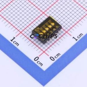 EU-05KS DIP Switch SMD-10P,5.4x8mm Switch ( Number of Switch Sections: 5 )( Lead Spacing: 1.27mm ) - Product Image 1