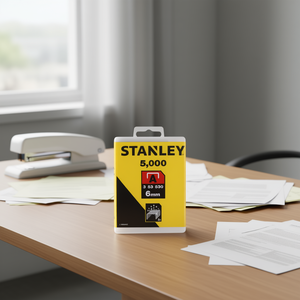 Grapas Stanley Tipo A de 6 mm, 5000 Unidades, Recubiertas de Zinc - Product Image 3