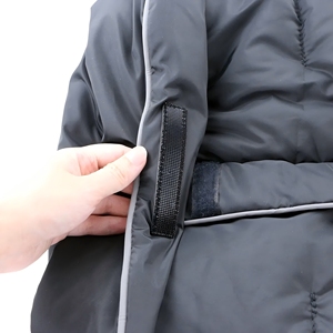 Caldo inverno <span class=keywords><strong>sacco</strong></span> a <span class=keywords><strong>pelo</strong></span> per bambino con cappuccio in pelliccia sintetica e morbido cotone pile passeggino anticalcio <span class=keywords><strong>sacco</strong></span> - Product Image 3