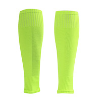 Chaussettes de football à compression absorbant la transpiration avec logo personnalisé pour protéger les jambes