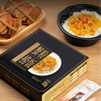 Entrée de restaurant chinois Gourmet Frozen Crab Meat & Roe Riz prête à chauffer en 4 minutes