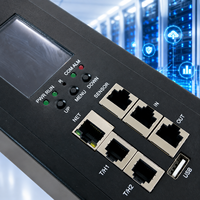 PDU intelligent à commutation pour rack de serveur à installation verticale 0U, 36 voies, avec prises C39 verrouillables, pour centre de données IA