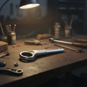 Wrench 253mm Length C Size Opening Metal <b>Tool</b> - Product Image 3