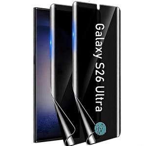 Protection d'écran anti-espion pour <span class=keywords><strong>Samsung</strong></span> Galaxy S26, film TPU flexible à couverture intégrale, anti-reflets, compatible avec l'approvisionnement en usine - Product Image 1