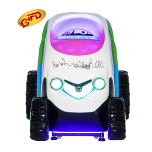 IFD 2 plazas niños fibra de vidrio interior diversión Kiddie paseos que funcionan con monedas coche de carreras niños equipo juego de entretenimiento familiar - Product Image 1