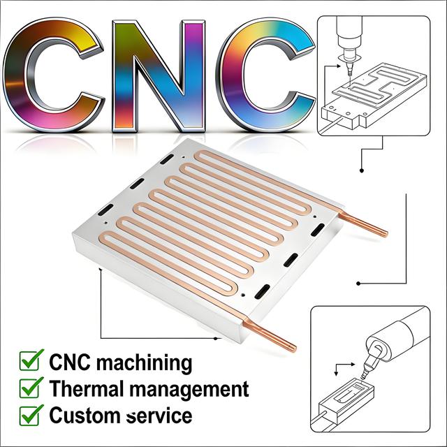 Custom Precision Fluid Channels Cold Plate Tube Medical Equipment Cooling System Cnc machining Aluminum Water Cooling Plate