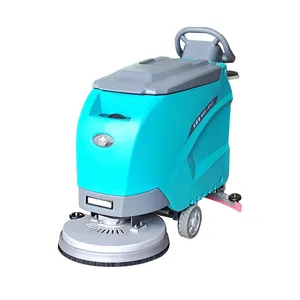 Máquina de lavar piso de azulejos industrial comercial a pilhas