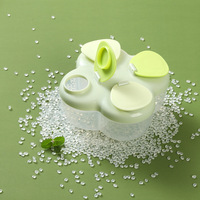 Portable Voyage Quatre Compartiments Bébé Lait En Poudre Conteneur De Stockage Des Aliments Divisé Distribution Sous-Paquet Boîte pour Nouveau-nés