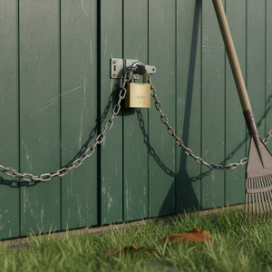 BOX 3 Lucchetto in Ottone 30mm con Gancio Corto in Confezione Blister, HERMEX - Product Image 3