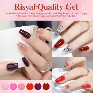 <strong>Manicure</strong> Professional Color <strong>Gel</strong> Polish <strong>Kit</strong> - 12 Vibrant Shades Long Lasting <strong>Nail</strong> Art <strong>Gel</strong> Paint for Salon &amp; Home Use - Product Image 6