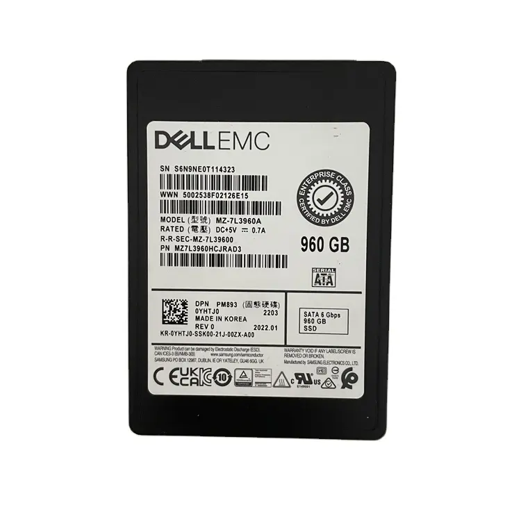 Manufacturer Supply 960G Sata Interface Type 2.5 Inch Server Hard Disk