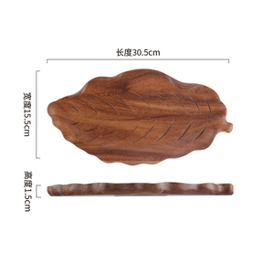 Plato de almacenamiento de madera de estilo japonés, bandeja de almacenamiento para postre Irregular creativa en forma de nube, desayuno, fruta, accesorios de cocina - Product Image 6