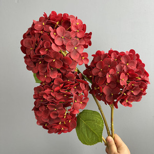 Hortensia Artificial <span class=keywords><strong>Grande</strong></span>, Ramo Decorativo de Alta Calidad para Decoración de Oficina y Hogar, Personalizable - Product Image 4
