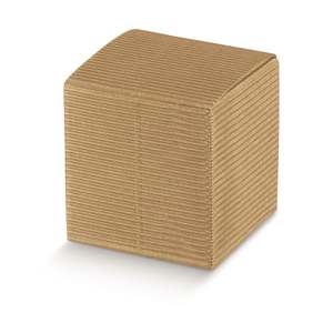 Scatola quadrata pieghevole Havana Wave 10cm x 10cm x 10cm - Product Image 1