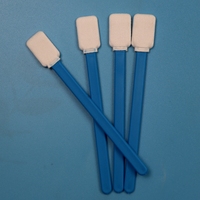 714 Tampon de nettoyage à manche vert, plat et carré, en polyester, pour écrans, lentilles et imprimantes