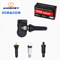 Sensor TPMS Universal Programable ANDEREY 433/315MHz en Stock, Reemplazo del Sistema de Monitoreo de Presión de Neumáticos para Automóviles de Pasajeros