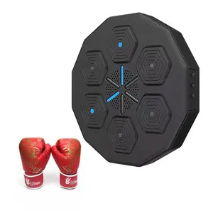 Meilleure vente Entraîneur de boxe intelligent mural avec musique avec gant de boxe