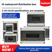 Boîtier de distribution Sunboost IP65 - Boîtier en plastique étanche pour extérieur Série HT