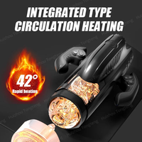 Automatischer Masturbator für Männer mit Saug- und Stoßmodi, Heizfunktion, LCD-Display, Erwachsenen-Sexspielzeug für Männer