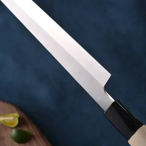AMSZL Low Cost 12 Inch German Steel 1.4116 Sushi Knife Sashimi Knife Fish Knife With Wooden Handle