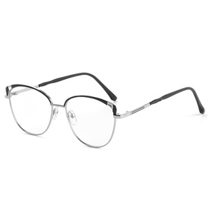 Nouvelles montures de lunettes pour femmes, logo personnalisé, monture optique en métal, <span class=keywords><strong>filtre</strong></span> <span class=keywords><strong>anti</strong></span>-lumière bleue, monture de lunettes photochromiques, lunettes optiques - Product Image 2