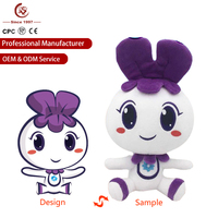 Alta calidad personalizado Animal Super suave peluche bordado patata juguete OEM ODM baja cantidad mínima de pedido PP algodón relleno personalizado
